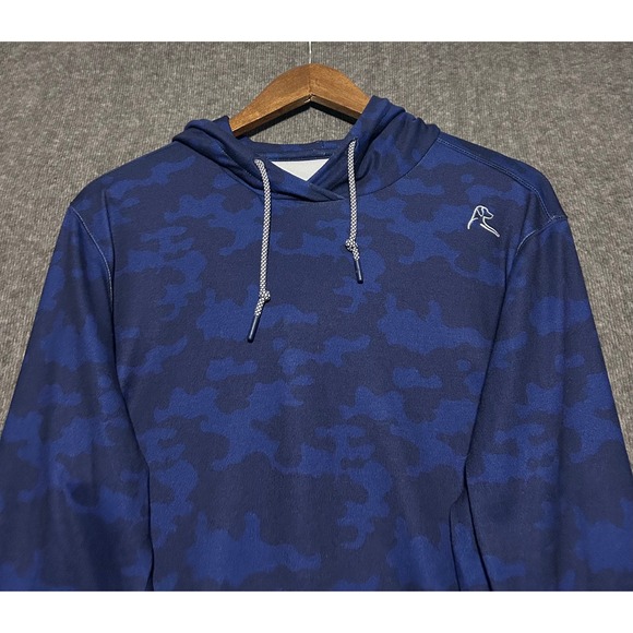 Rhoback Other - Rhoback hesi hoodie performance camouflage mens blue medium stretch read